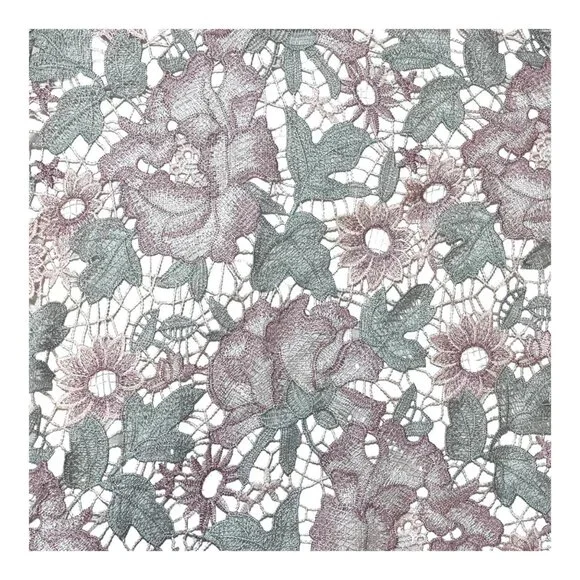 Alfred Dunner Woman Primrose Garden Floral Lace Top 2X Pink NEW Short Sleeve - Picture 5 of 7